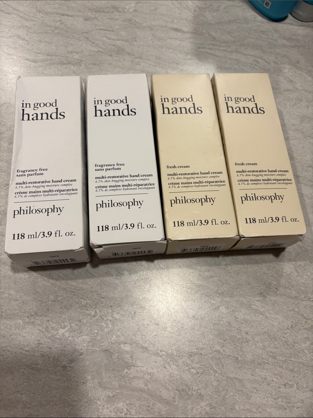Philosophy In Good Hands Hand Cream Set - White & Cream